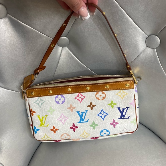 Louis vuitton vintage multi color pouchette - Picture 12 of 13